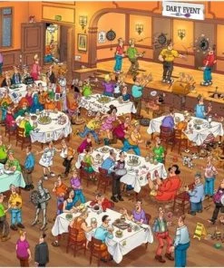 Jumbo Jan Van Haasteren - 3 Stuks - Darts 1000 Stukjes & Kamperen In Het Bos 1000 Stukjes & De Bloemencorso 1000 Stukjes -Goedkope puzzels winkel 550x393 13