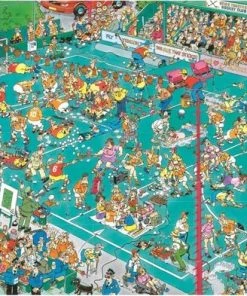 Jan Van Haasteren Puzzelbundel - 2 Stuks - Hockey Kampioenschappen 1000 Stukjes & Krijt Op Tijd! 1500 Stukjes -Goedkope puzzels winkel 550x393 20