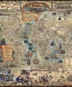 Heye Pirate World Legpuzzel 2000 Stuk(s) Kaarten 5 Heye Pirate World Legpuzzel 2000 Stuk(s) Kaarten -Goedkope puzzels winkel 550x393 4