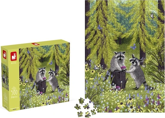 Janod Kidult Puzzel - Wasberen 2 Janod Kidult Puzzel - Wasberen - Afbeelding 2