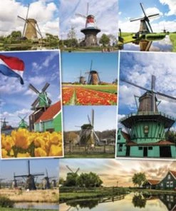 Tucker's Fun Factory De Mooiste Molens Van Nederland Puzzel - 1000 Stukjes -Goedkope puzzels winkel 550x394 4