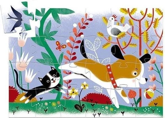 Djeco - Puzzel 24stukken - Firmin De Hond - 3+ 2 Djeco - Puzzel 24stukken - Firmin De Hond - 3+ - Afbeelding 2