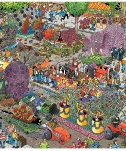 Jumbo Jan Van Haasteren - 3 Stuks - Darts 1000 Stukjes & Kamperen In Het Bos 1000 Stukjes & De Bloemencorso 1000 Stukjes -Goedkope puzzels winkel 550x396 12