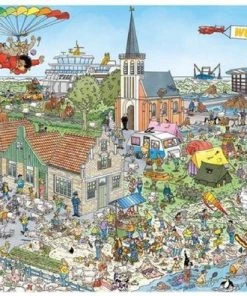 Jan Van Haasteren Rondje Texel Puzzel - 1000 Stukjes -Goedkope puzzels winkel 550x396 15