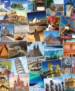 Eurographics Puzzel World - Globetrotter - 1000 Stukjes 9 Eurographics Puzzel World - Globetrotter - 1000 Stukjes -Goedkope puzzels winkel 550x397 14