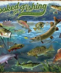 Cobble Hill Puzzle 1000 Pieces - Hooked On Fishing