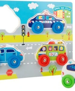 Small Foot Company 3D Puzzel Auto's - Houten Speelgoed Auto