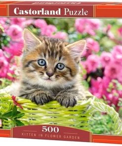 Castorland Kitten In Flower Garden 500 Stukjes