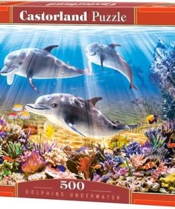 Castorland Dolphins Underwater - 500 Stukjes