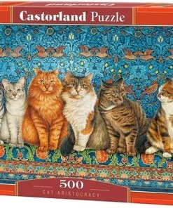 Castorland Cat Aristocracy 500 Stukjes -Goedkope puzzels winkel 550x398 7
