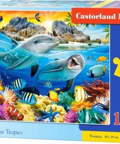 Castorland Dolphins In The Tropics - 100pcs