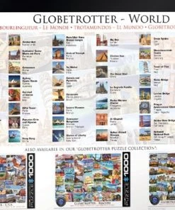 Eurographics Puzzel World - Globetrotter - 1000 Stukjes 10 Eurographics Puzzel World - Globetrotter - 1000 Stukjes -Goedkope puzzels winkel 550x400 1