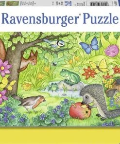 Ravensburger Puzzel Dieren In Onze Tuin - Twee Puzzels Van 12 Stukjes - Kinderpuzzel