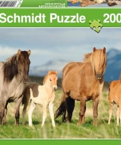 Schmidt Puzzel Paardenfamilie - 200 Stukjes - 8+