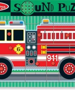 Melissa & Doug - Fire Engine - Legpuzzel Met Geluid