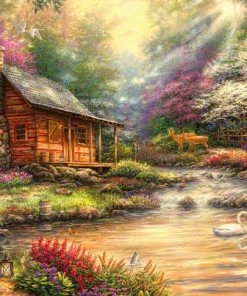 Grafika Chuck Pinson - Brookside Retreat