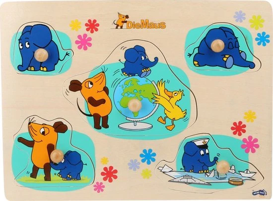 Small Foot Company The Mouse - Puzzle With The Elephant "Die Maus" 1 Small Foot Company The Mouse - Puzzle With The Elephant "Die Maus"