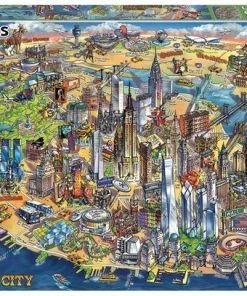 Educa Puzzle. New York City Map 500 Teile