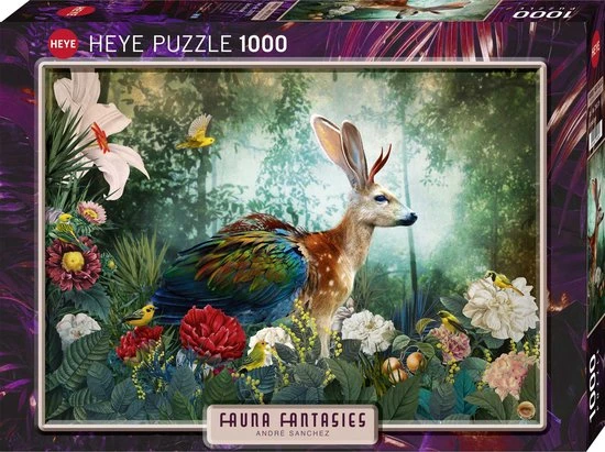 Heye Puzzle Funa Fantasies - Jackalope 1 Heye Puzzle Funa Fantasies - Jackalope