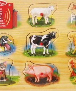 Melissa & Doug - Boerderij - Legpuzzel Met Geluid 5 Melissa & Doug - Boerderij - Legpuzzel Met Geluid -Goedkope puzzels winkel 550x411 2