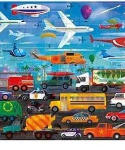 Crocodile Creek Dubbelzijdige Puzzel Things That Go - 48 Stukjes -Goedkope puzzels winkel 550x411 9