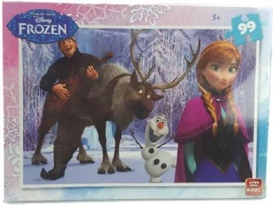 King Disney Puzzle Frozen 99 Stukjes 1 King Disney Puzzle Frozen 99 Stukjes