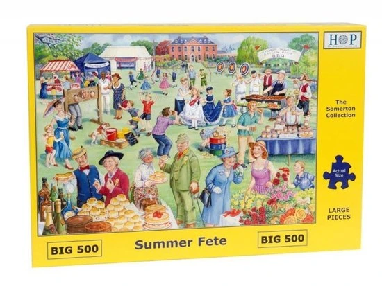 House Of Puzzles Summer Fete Puzzel 500 Stukjes XL 2 House Of Puzzles Summer Fete Puzzel 500 Stukjes XL - Afbeelding 2