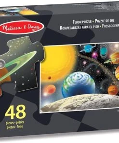 Melissa & Doug Zonnestelsel Vloerpuzzel - 48 Stukjes -Goedkope puzzels winkel 550x415