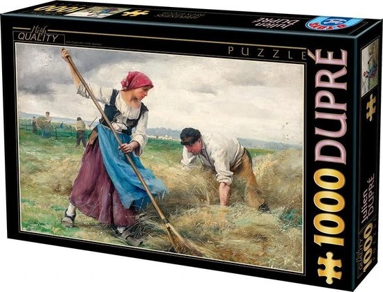 D-Toys Dupre - Het Hooien Van Gras (1000 Stukjes, Kunst Puzzel) 1 D-Toys Dupre - Het Hooien Van Gras (1000 Stukjes, Kunst Puzzel)