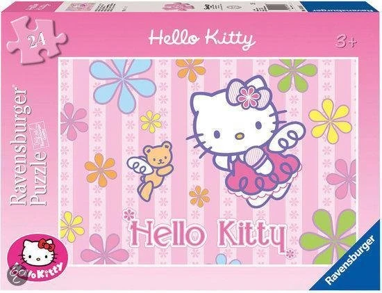 Ravensburger Puzzel: Hello Kitty En De Teddybeer 1 Ravensburger Puzzel: Hello Kitty En De Teddybeer