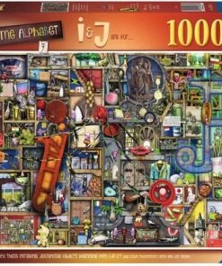 Ravensburger Puzzel Colin Thompson Awesome Alphabet I And J - Legpuzzel - 1000 Stukjes