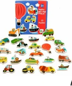 Treehole Verkeerspuzzels - 23 Puzzels Van 2 Stukjes - Vanaf 4 Jaar -Goedkope puzzels winkel 550x424 5