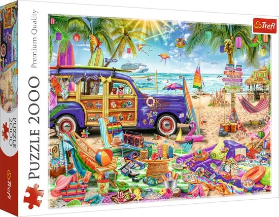 Trefl Puzzel Tropische Vakantie: 2000 Stukjes 1 Trefl Puzzel Tropische Vakantie: 2000 Stukjes