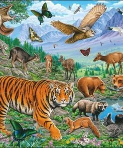 Larsen Legpuzzel Maxi Siberië Junior Karton 36 Stukjes