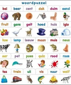 Larsen Legpuzzel Maxi Woordpuzzel - 40 Stukjes