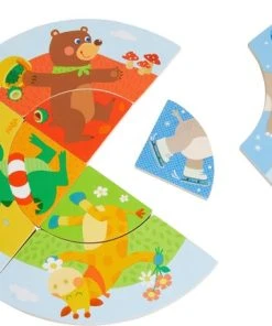 Haba Legpuzzel Beestige Seizoenen 20 Cm Junior Hout 8-delig