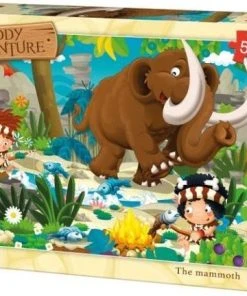 King Kinderpuzzel The Mammoth 50 Stuks 24,5 X 17 Cm