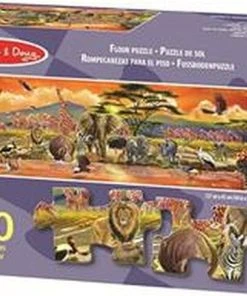 Melissa & Doug Mega Puzzel Safari 100 Stukjes 10 Melissa & Doug Mega Puzzel Safari 100 Stukjes -Goedkope puzzels winkel 550x433