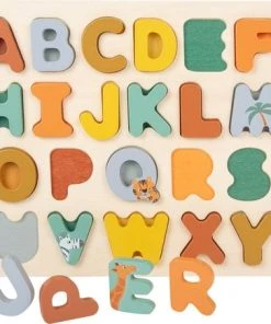 Small Foot Company Houten Puzzel ABC 'Safari' -Goedkope puzzels winkel 550x435 3