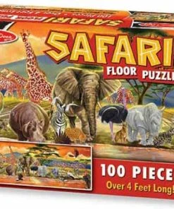Melissa & Doug Mega Puzzel Safari 100 Stukjes