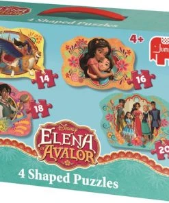 Jumbo Disney's Elena Of Avalor 4 In 1 - Set Van 4 Vormenpuzzels Met 14, 16, 18 En 20 Stukjes -Goedkope puzzels winkel 550x442 3