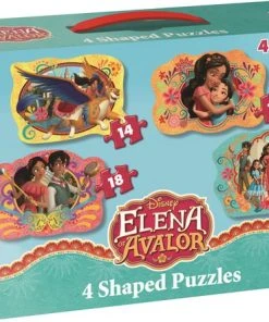 Jumbo Disney's Elena Of Avalor 4 In 1 - Set Van 4 Vormenpuzzels Met 14, 16, 18 En 20 Stukjes -Goedkope puzzels winkel 550x442 4