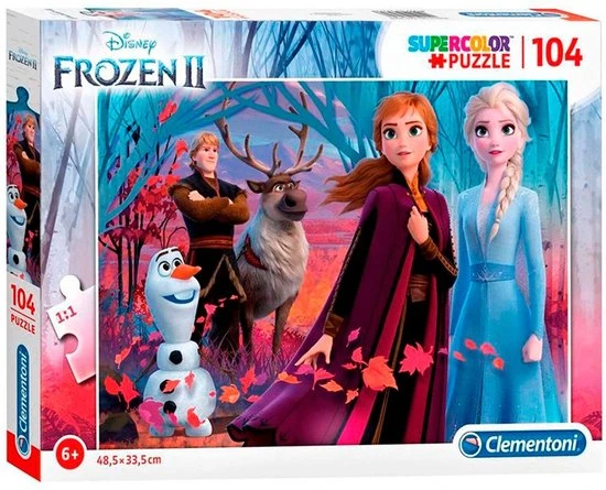 Disney Clementoni Legpuzzel Frozen 2 Junior Karton 104 Stukjes 4 Disney Clementoni Legpuzzel Frozen 2 Junior Karton 104 Stukjes - Afbeelding 4