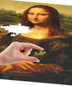 Grafix Puzzel 1000 Stukjes Volwassenen | Thema Mona Lisa | Puzzel | Formaat 50 X 70 CM | Schilderij Puzzel -Goedkope puzzels winkel 550x447