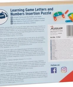 Small Foot Company Small Foot - Learning Game Letters And Numbers Insertion Puzzle 26 Small Foot Company Small Foot - Learning Game Letters And Numbers Insertion Puzzle -Goedkope puzzels winkel 550x447 3
