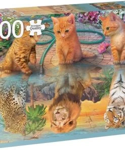 Jumbo Premium Collection Puzzel Horses In The Meadow - Legpuzzel - 500 Stukjes