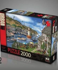 KS Games The Village Harbour Puzzel, 2000 Stukjes