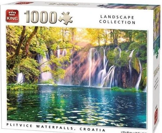 KING - Puzzel - Plitvice Waterfalls Croatia 1 KING - Puzzel - Plitvice Waterfalls Croatia