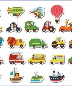 Treehole Verkeerspuzzels - 23 Puzzels Van 2 Stukjes - Vanaf 4 Jaar -Goedkope puzzels winkel 550x457 1