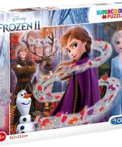 Clementoni PZL 104 GLITTER 1 FROZEN 2 -Goedkope puzzels winkel 550x462 6